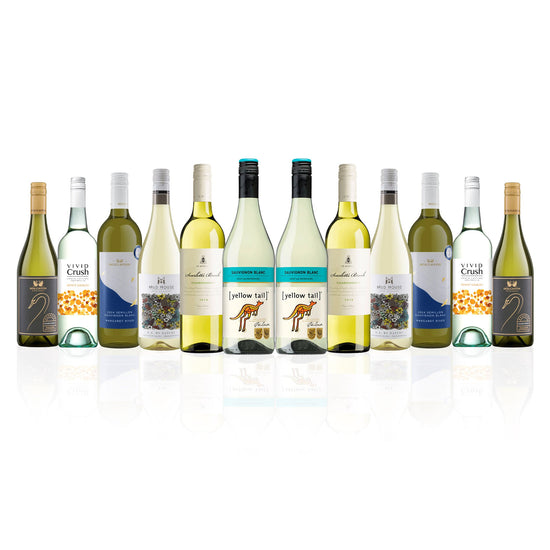 Aussie Mixed Whites featuring Yellowtail Sauvignon Blanc (12 Bottles)