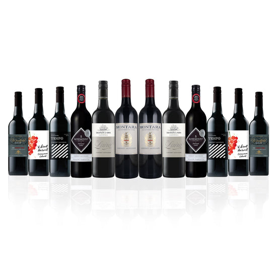 Cracking Cabernet Case Mixed Red Wine Dozen (12 bottles)