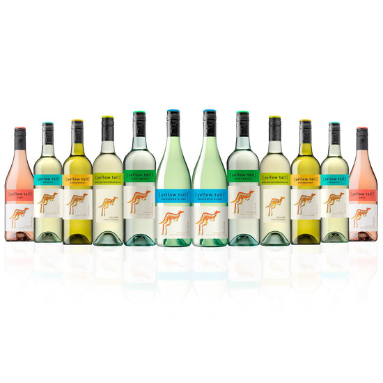 Yellow Tail Favourites Mixed White & Rose Dozen (12 Bottles)