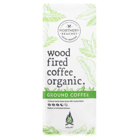 Wood Fired Coffee Organic 500g Ground