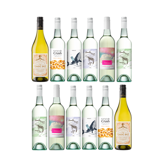 Connoisseurs Collection Mixed White Wine Dozen feat. Magic Box (12 bottles)